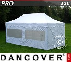 Marquees 3x6 m White, incl. 6 sidewalls
