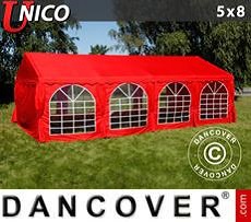 Marquees UNICO 5x8 m, Red
