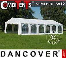 Marquees 6x12 m 4-in-1, White