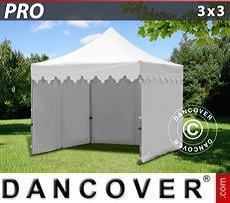 Marquees 3x3 m White, incl. 4 sidewalls