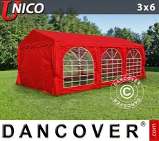 Marquees UNICO 3x6 m, Red