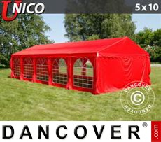 Marquees UNICO 5x10 m, Red