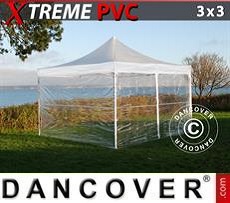 Marquees 3x3 m Clear, incl. 4 sidewalls