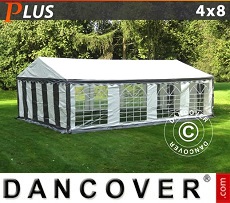 Marquees 4x8 m PE, Grey/White