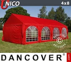 Marquees UNICO 4x8 m, Red